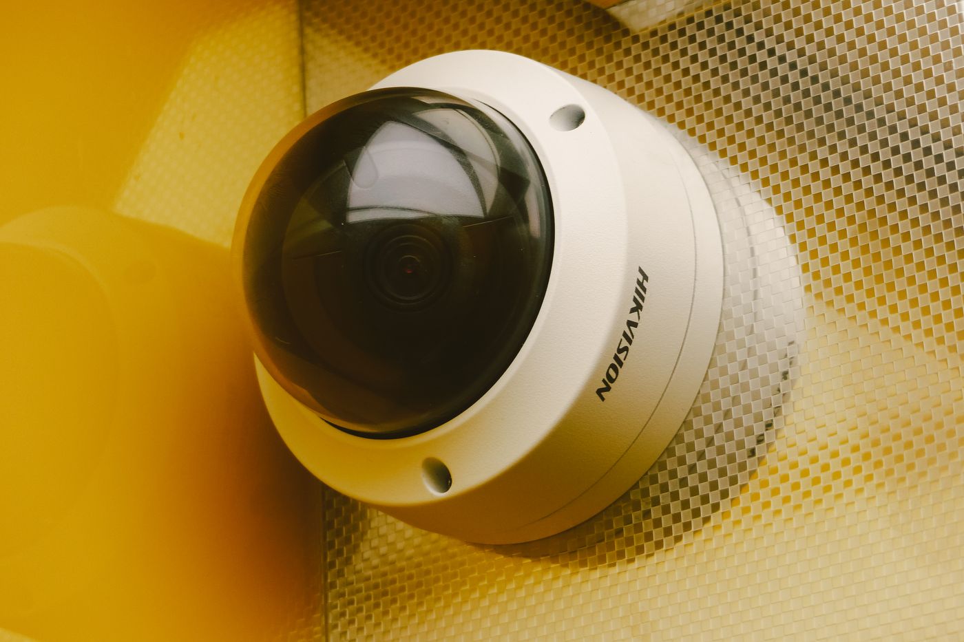 Modern wall-mounted security camera